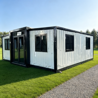 Bâtiment préfabriqué modulaire à isolation murale réglable pour logement temporaire en région froide