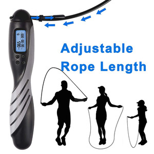 Qbellpet <span class=keywords><strong>Corde</strong></span> à <span class=keywords><strong>sauter</strong></span> lestée haute vitesse pour femmes, pour entraînement à domicile, fitness, usage intensif, entraînement en intérieur - Product Image 5