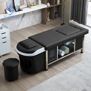 Baño de pies Salón de belleza Muebles Masaje tailandés Silla de pedicura de lujo Champú Cabeza japonesa Cama de spa - Product Image 3