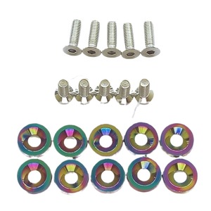 ปะเก็นฝาครอบล้ออลูมิเนียมสีแดง 5 มม. สำหรับอะไหล่ปรับแต่งรถยนต์ - Product Image 5
