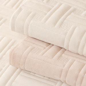 Sofa <b>Cushions</b> 145-185CM Non-Slip Solid Color Polyester Fiber Sofa Slipcovers <b>for</b> Autumn Winter Use - Product Image 3