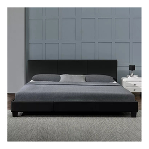 Camera da <span class=keywords><strong>letto</strong></span> Super singola mobili testiera imbottita <span class=keywords><strong>letto</strong></span> Hotel doppia moderna piattaforma in legno <span class=keywords><strong>struttura</strong></span> del <span class=keywords><strong>letto</strong></span> in pelle - Product Image 6