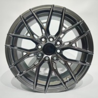 Rines de Aleación Negros Nuevos de 17-18 Pulgadas, Fabricación por Flujo, Personalizados OEM ODM, Ajuste Universal para Autos y SUVs