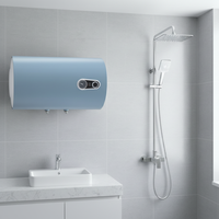 Chauffe-eau électrique compact et peu encombrant - Chauffe-eau pour maison de location avec protection anti-fuite