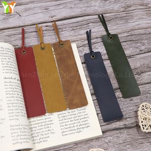 PU Leather <b>Bookmark</b> with Tassel Classic Style <b>Bookmark</b> with Rope Gifts for Book Lovers - Product Image 3