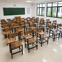 Fauteuil à faible MOQ pour écoles, chaise d'étude pour étudiants, chaises et tables de classe