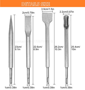 Ciseau à marteau plat professionnel OEM pour maçonnerie, tête de perceuse, <span class=keywords><strong>pioche</strong></span>, ciseau M-312 - Product Image 4