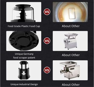 QANA-thermomixers eléctrico multiusos, picadora rápida para tomate, verduras, frutas y ensaladas, procesador de alimentos, OEM, venta al por mayor de fábrica - Product Image 5