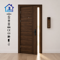 Porte coupe-feu en bois au design contemporain pour applications résidentielles et hôtelières