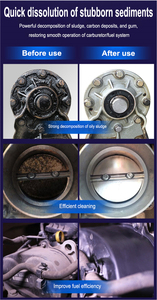 Lamboss mạnh mẽ làm sạch bộ chế hòa khí sạch phun chăm sóc xe ga cơ thể Carb chất tẩy rửa phun không khí hút bụi phun - Product Image 3