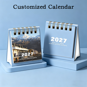 Calendario <span class=keywords><strong>de</strong></span> Escritorio Personalizado 2027, Diseño <span class=keywords><strong>de</strong></span> Impresión Totalmente Personalizado, <span class=keywords><strong>365</strong></span> Días, Tapa Dura, Planificador <span class=keywords><strong>de</strong></span> Escritorio, Regalo - Product Image 1