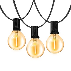 <span class=keywords><strong>Guirlande</strong></span> lumineuse <span class=keywords><strong>solaire</strong></span> <span class=keywords><strong>LED</strong></span> connectable étanche pour jardin extérieur, ampoule Edison globe, pour patio, vacances - Product Image 1
