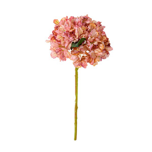 Fleurs d'hortensia artificielles Flower Delight, fleurs en soie blanches, roses, oranges, bleues, bordeaux, décoration de mariage - Product Image 5