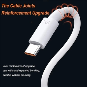Câble USB Type C 120W 10A Charge rapide Connecteurs à angle droit Compatible <span class=keywords><strong>avec</strong></span> adaptateur secteur 60W - Product Image 5