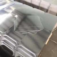 Récipient en papier d'aluminium découpe de papier couvercle en carton plat