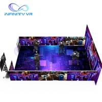 Precio barato Virtual Reality Arcade 9D VR Game Machine Free Walking VR Shooting Arena Multijugador