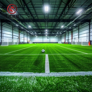 Sortie d'usine 2023 chaud aux États-Unis PE gazon synthétique <span class=keywords><strong>en</strong></span> plastique pour l'aménagement paysager de football utilisation intérieure et extérieure 35mm hauteur de pile - Product Image 1