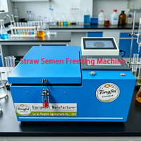 Congélateur portable pour échantillons de sperme, instrument de congélation du sperme animal, congélateur cryogénique vétérinaire pour l'élevage de bovins, ovins et porcins