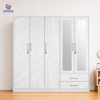 Armoire coulissante 3 portes et penderie avec organisateur de rangement – Idéale pour chambre principale et dressing