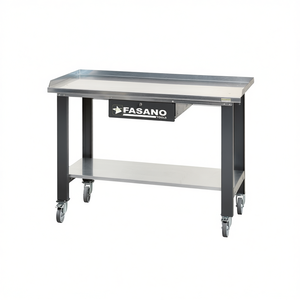 Fasano Tools Workbench 48 In X 30 In With <b>Drawer</b> And Shelf Mobile Steel <b>Workshop</b> Table - Product Image 2