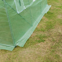 Serre de jardin hydroponique moderne 3x2x2m, grande, pour l'extérieur, avec 6 fenêtres, en acier galvanisé PE, écologique