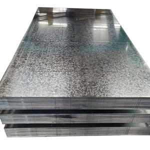 全尺寸Dx51D Dx52D 0.5毫米厚镀锌铁皮金属Gi钢板，用于屋顶钢壁板
