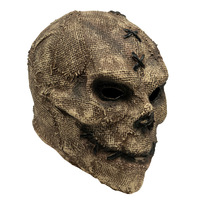 Masque de fête d'Halloween en latex à motif de crâne réaliste SKN03 pour une couverture intégrale effrayante du visage lors des fêtes d'Halloween