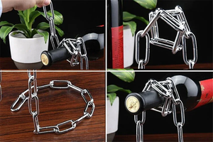 Cubo de Hielo de Acero Inoxidable de Alta Calidad con Cadena Colgante, Decoración para Bodas, Restaurantes y Bares - Product Image 5