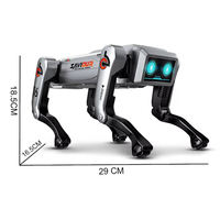 Intelligenter KI-Lernroboter-Hund aus Kunststoff 2025 – Programmierbar, Stuntfähig, Interaktiv mit Sprachfernbedienung und Musik