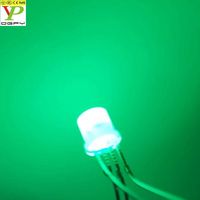 Diodes LED RGB à tête plate de 5 mm de haute qualité, fabriquées en Chine, avec lentille diffuse laiteuse, lentille transparente, anode commune, cathode commune