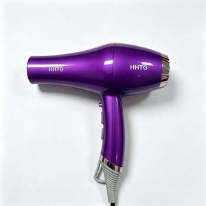 Sèche-cheveux ionique pliable compact 2400W à moteur électrique AC avec protection de sécurité, séchage rapide, idéal pour l'extérieur, les hôtels, les salons de coiffure - Product Image 2