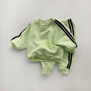Set di Abbigliamento per Ragazzi in Due Pezzi, Completo Casual a Maniche Lunghe, <span class=keywords><strong>Felpa</strong></span> Calda per Bambini - Product Image 4
