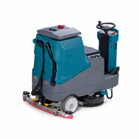 Mesin Pembersih Lantai Zoyon ZY-D7 4800 ㎡ Lebar Pembersihan 810mm Tangki Air Besar untuk Mal, Gudang, Stasiun