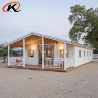 Maison préfabriquée pliable à prix abordable, villa compacte modulaire mobile de 20 pieds ou 40 pieds, bureau extensible, hôtel, maison conteneur préfabriquée
