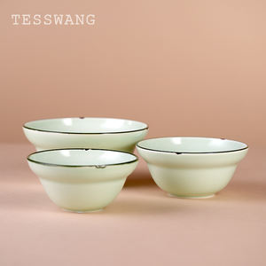 Tazón de Sopa de Porcelana <span class=keywords><strong>Insa</strong></span>, Bonito y Fresco, Vajilla Duradera, Portátil y Reutilizable, Juego de Vajilla Ecológico - Product Image 2