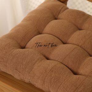 Coussin de chaise en lin 100% coton, rayé, design moderne personnalisé, canapé, best-seller, décoration d'intérieur élégante, haute qualité, confortable - Product Image 2