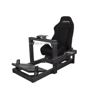 Juego de aluminio Race Sim <span class=keywords><strong>Plate</strong></span> Driving Cockpit Simulator para PC Xbox G25 G29 Car GTR Sim Racing Cockpit Car Game Simulator - Product Image 4