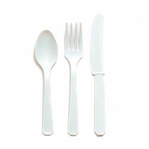 Tuv Certifié En Gros Taille Standard Non Toxique Vert Leepc <span class=keywords><strong>Biodégradable</strong></span> De Cuillères Pla Couverts Ensemble Kits - Product Image 4