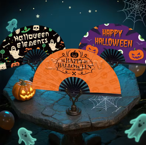 Abanico de Mano Extra Grande Personalizado para Festivales y Conciertos, con Diseño Gráfico Vibrante - Product Image 6