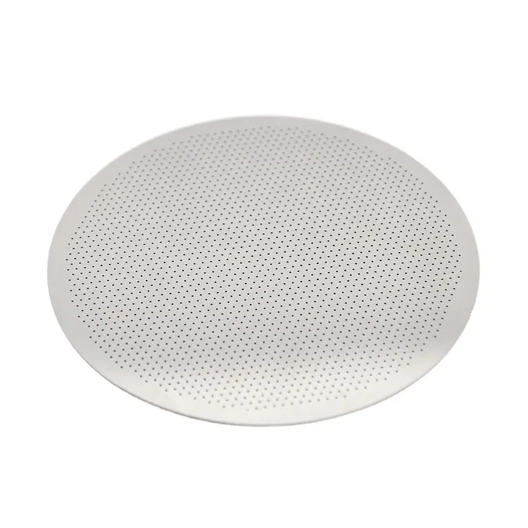 58mm 58.5mm 61 61.5 62 mm ultra thin reusable stainless steel metal coffee filter mesh etched disc for espresso