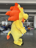 Culture chinoise thème Anime danse Lion mascotte Costume CE 2m dessin animé gonflable Lion Costume pour défilé événements traditionnels