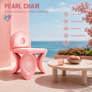 Chaise de salle à manger moderne en fibre de verre italienne, écologique, imperméable, pour chambre, salon, appartement, mobilier de maison - Product Image 5