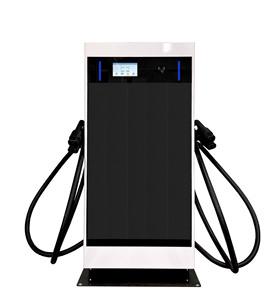 Estación de Carga para Vehículos CCS2 de Suelo, Ultra Rápida, Fuera de la Red, con Pantalla Publicitaria y Gestión de Cables, de 40kW a 80kW - Product Image 4
