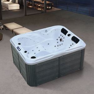 Spa <span class=keywords><strong>Jacuzzi</strong></span> d'<span class=keywords><strong>intérieur</strong></span> pour 2 personnes avec panneau de commande et couverture, système Easy-Set avec cascade - Product Image 2