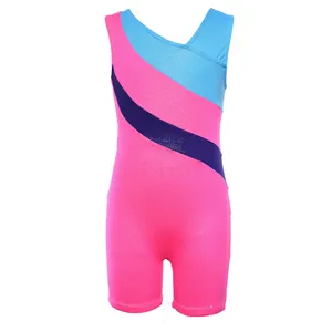Kids rhythmic gymnastics unitard Leotards None OEM customized Polyester Comfortable Hot Sale High Quality
