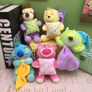 Produit phare : Peluche monstre Sullivan Fury de 12 cm de la série Monsters University, pendentif de sac, figurine à collectionner, porte-clés dessin animé cousu, vente en gros - Product Image 1