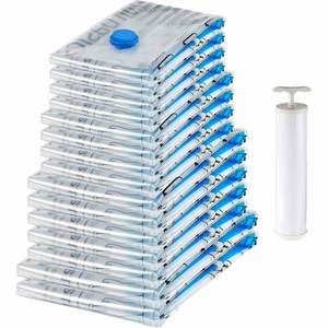 Bolsas de Almacenamiento al Vacío Reutilizables Ecológicas de Alta Calidad para Ropa, Ropa de Cama, Alimentos, Baño, Compresión Hermética Reforzada del 80% - Product Image 1