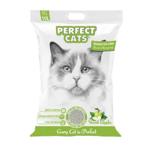 High quality cheap price Bentonite Cat Litter Kitty Litter sand with fragrance 5L,10L Cat Clean Products