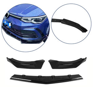 MK8 Divisor Delantero de Plástico Negro Brillante, 3 Piezas, Parachoques Delantero, Alerón Delantero para VW <span class=keywords><strong>Volkswagen</strong></span> <span class=keywords><strong>Golf</strong></span> 8 <span class=keywords><strong>R</strong></span>-<span class=keywords><strong>Line</strong></span> MK8 <span class=keywords><strong>R</strong></span> <span class=keywords><strong>Line</strong></span> - Product Image 1