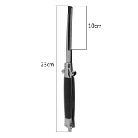 Peigne automatique pliable et couteau de poche pour homme, outil pour cheveux, modèle HSD J80